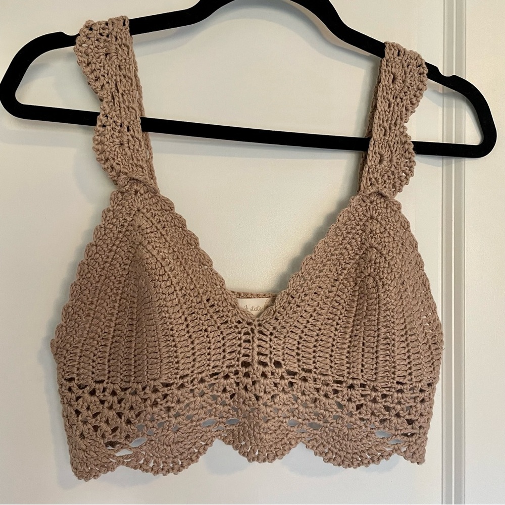 Altar'd State Crochet Crop Top: Size S/M